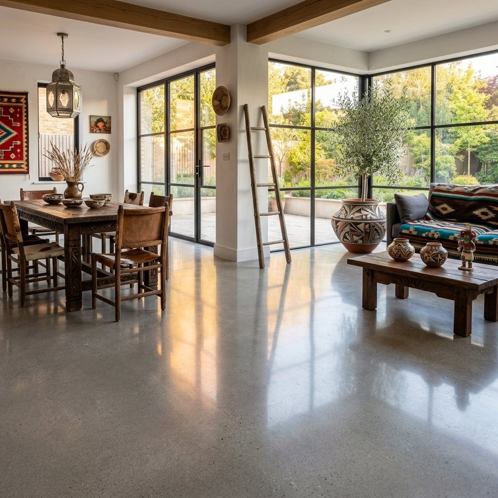 Modern Residential Living Room Polished Slab